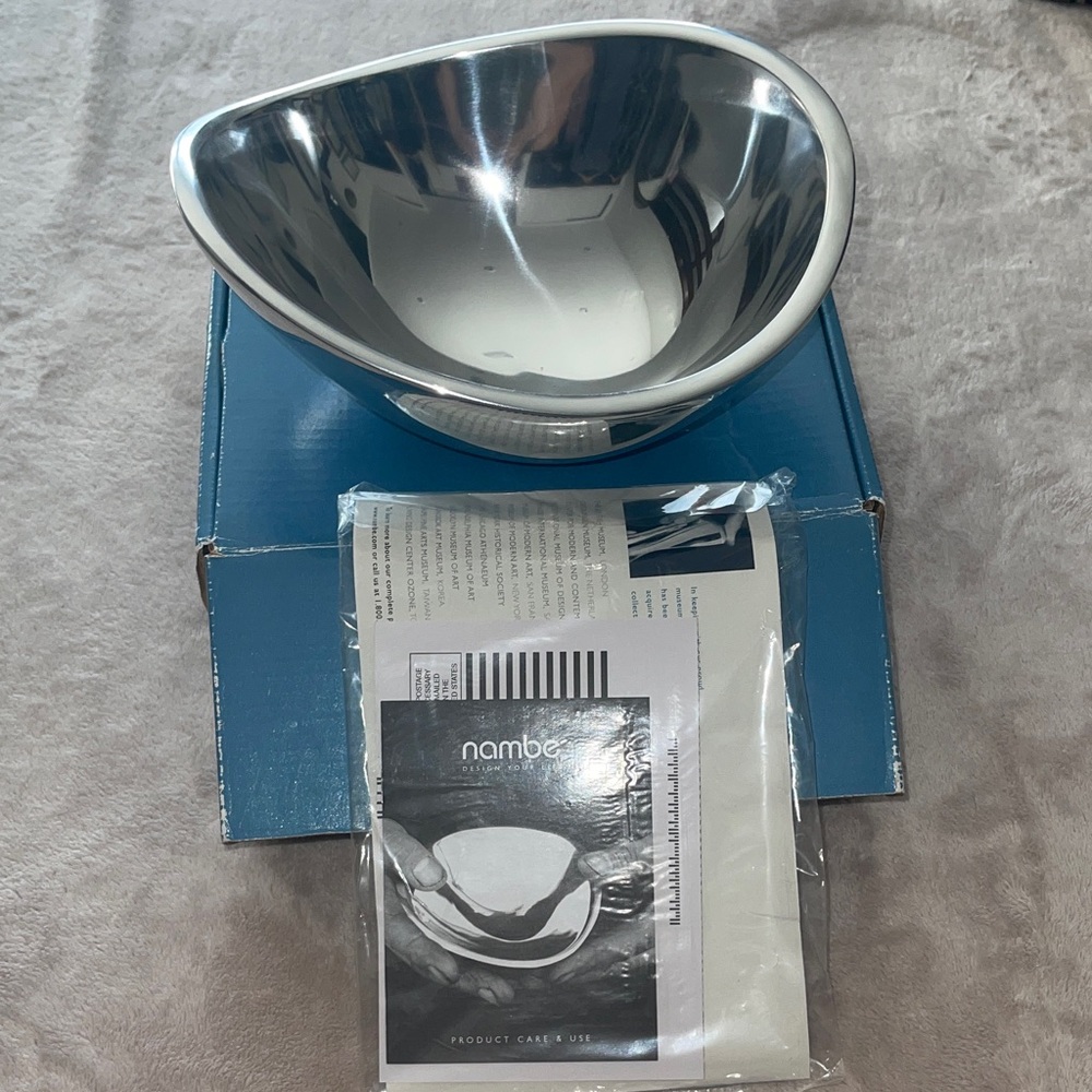 Nambe Elegant Blue Packaging Box